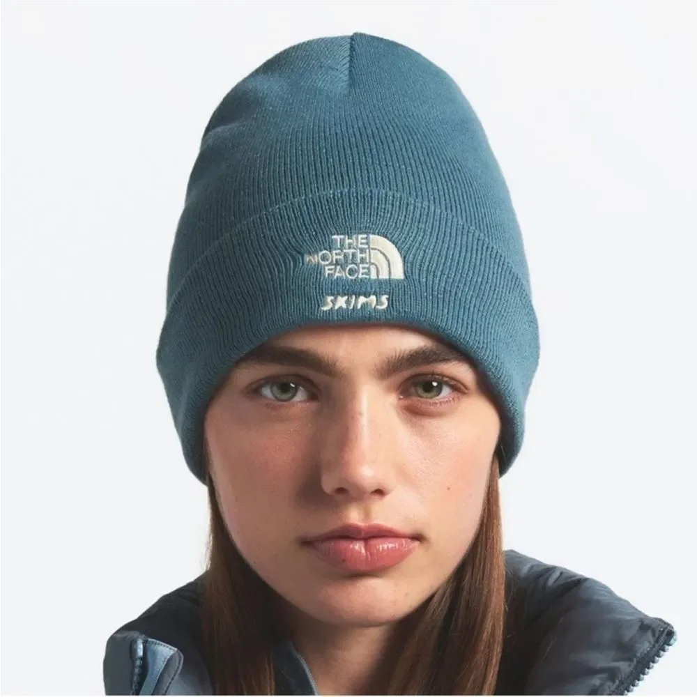 NWT The North Face X SKIMS Beanie Sk Kyanite Teal